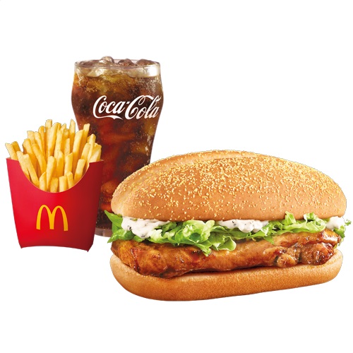 麥當勞板燒雞腿飽餐