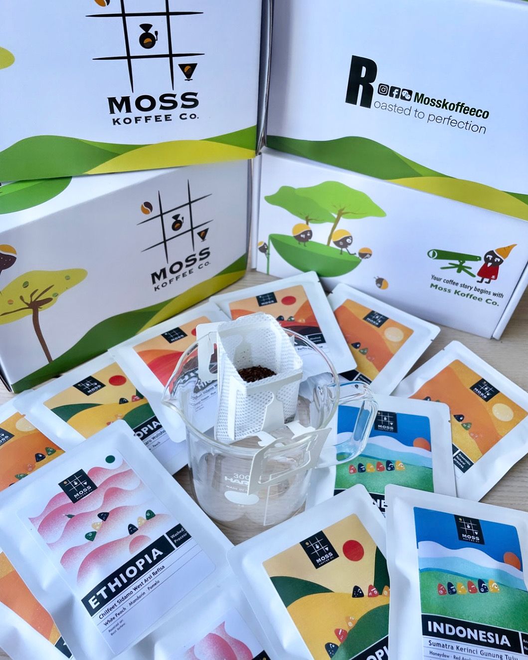Moss風味之旅-掛耳咖啡組合（12包）