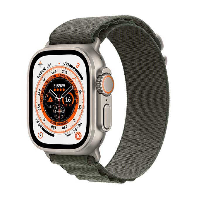 Apple Watch Ultra GPS+流動網絡 49mm鈦金屬錶殼配登峰錶帶