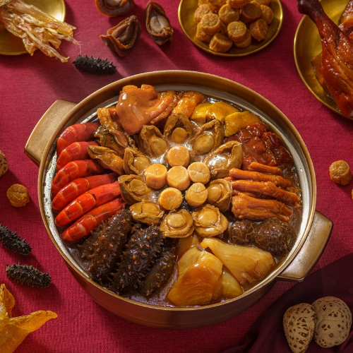 0115 直播尊享 : 粵匠 鮑羅萬有海味盆 ( 大 )