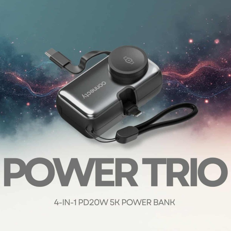 connecty Power Trio 5K 四合一移動電源	