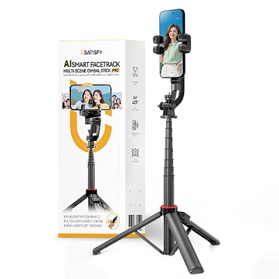 USATISFY AI 智能360° 追蹤自拍桿