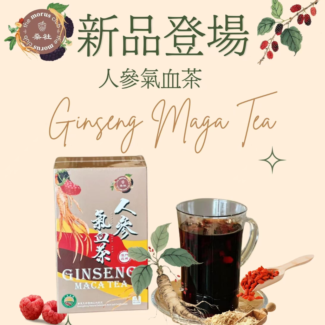 第二十四屆品牌消費嘉年華專享 : 桑社 人參氣血茶 ( 需先現場換領實體券 ) 