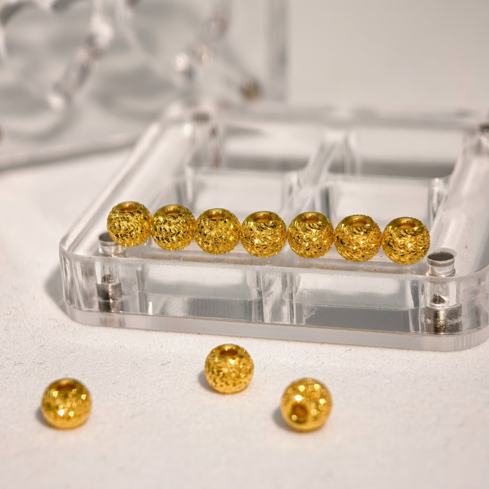 0212 CTM 直播尊享 : 金鑽坊 999.9千足硬金3D金珠 