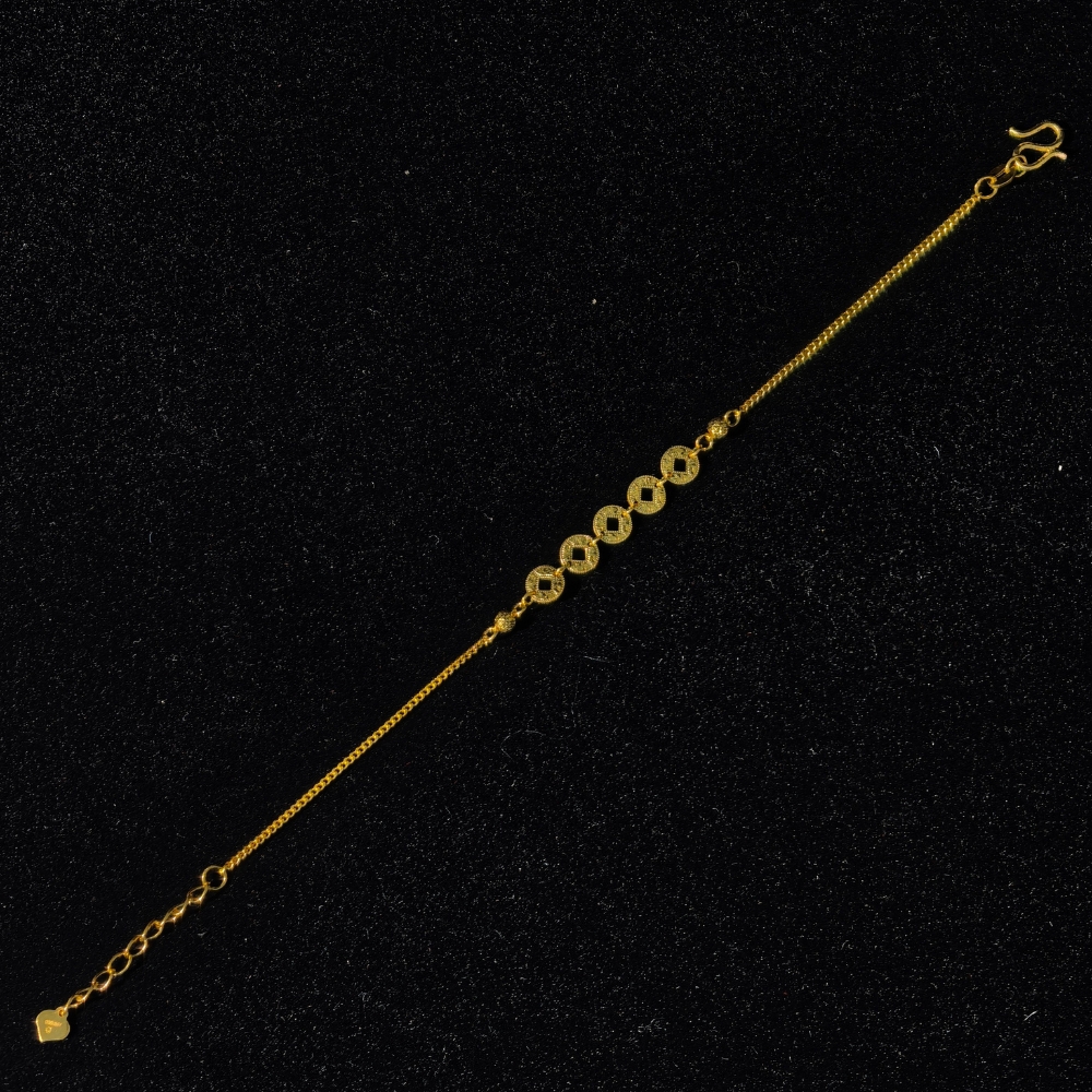 0212 CTM 直播尊享 : 金鑽坊  999.9 千足金5G手鏈