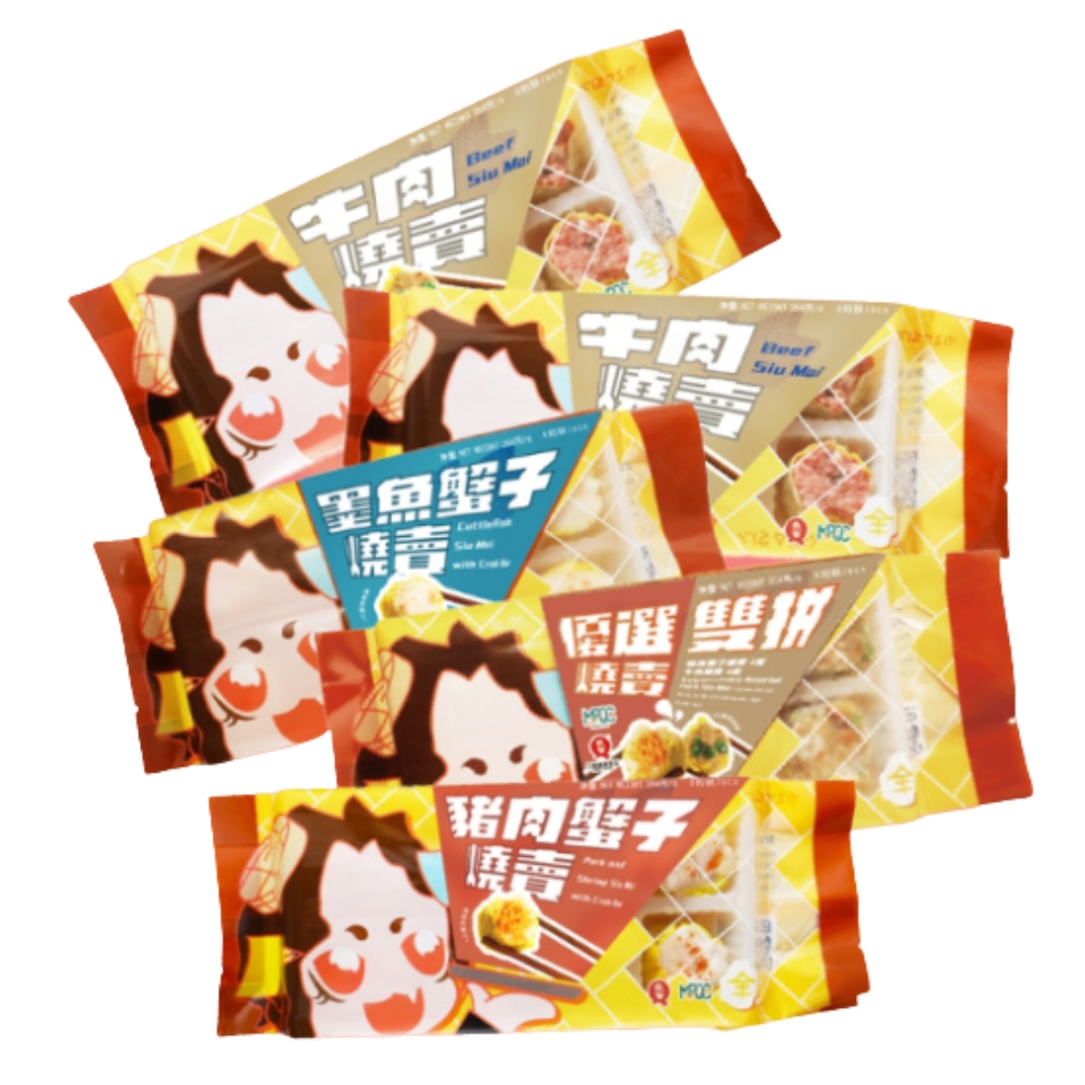 0226 CTM 直播尊享 : 全記 任選全記燒賣(8 粒 / 小籠包(8 粒)」5 包