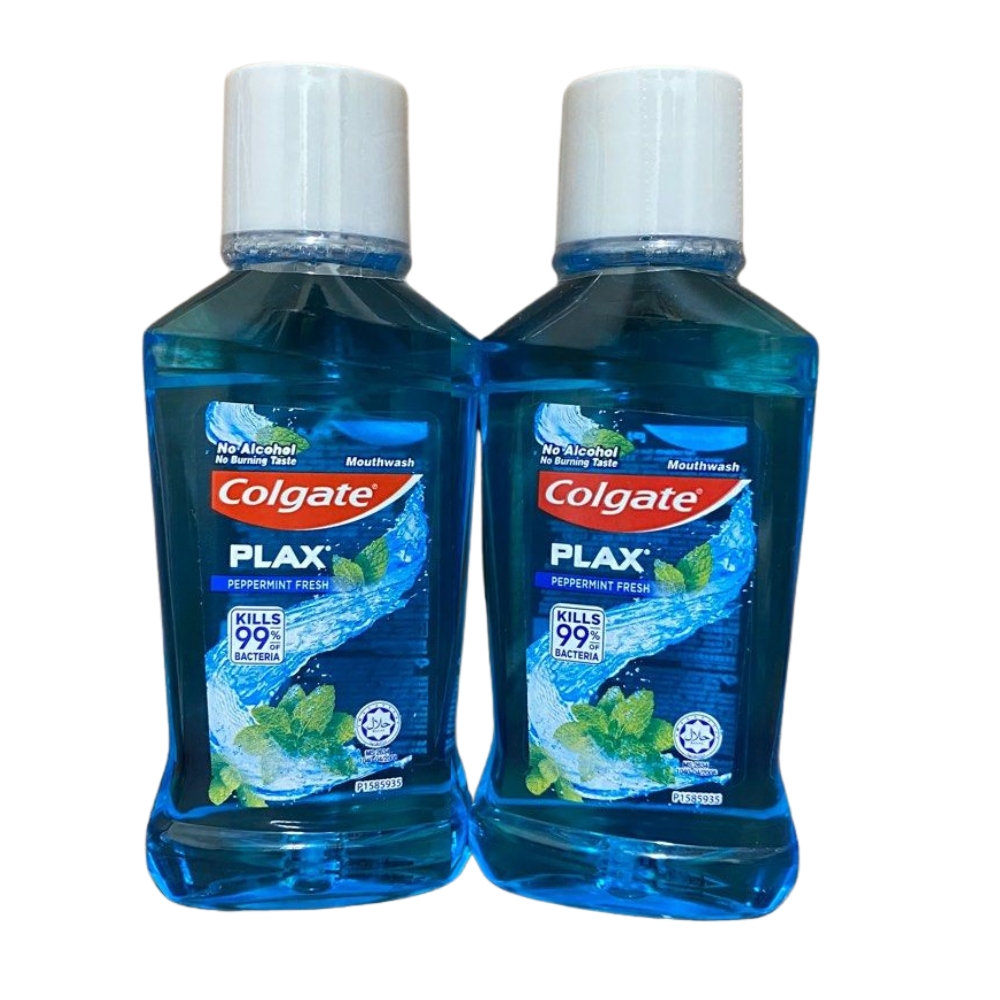 0305 CTM 直播福利 : Colgate Plax高露潔貝齒特涼薄荷漱口水60毫升x 2支