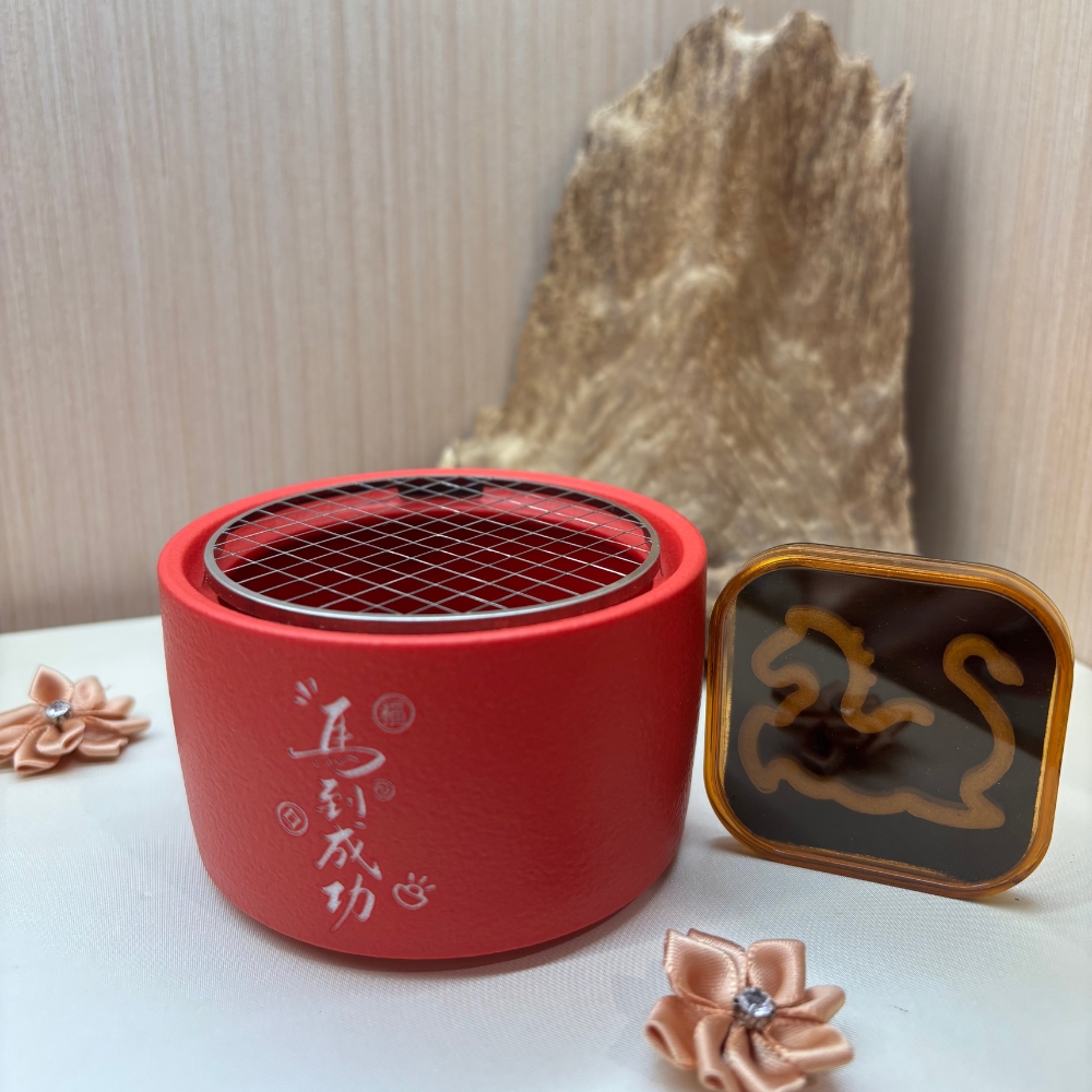 0430 CTM 直播尊享 : 燊明沉香文化會館 奇楠馬雲香 (盤香) (1克 x 10 盤 / 盒)