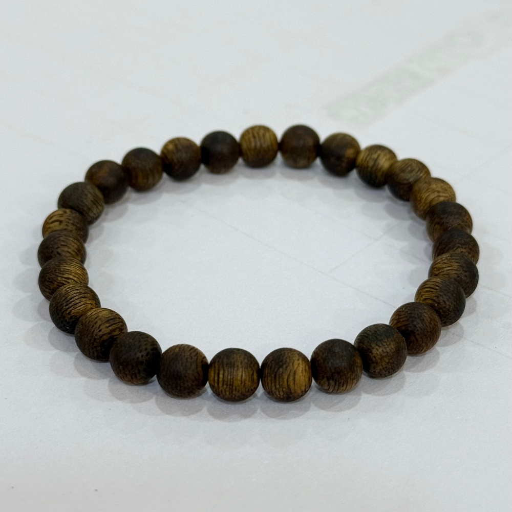 0430 CTM 直播尊享 : 燊明沉香文化會館 種植奇楠沉香手串單圈 (九分沉) (6mm 3+克)