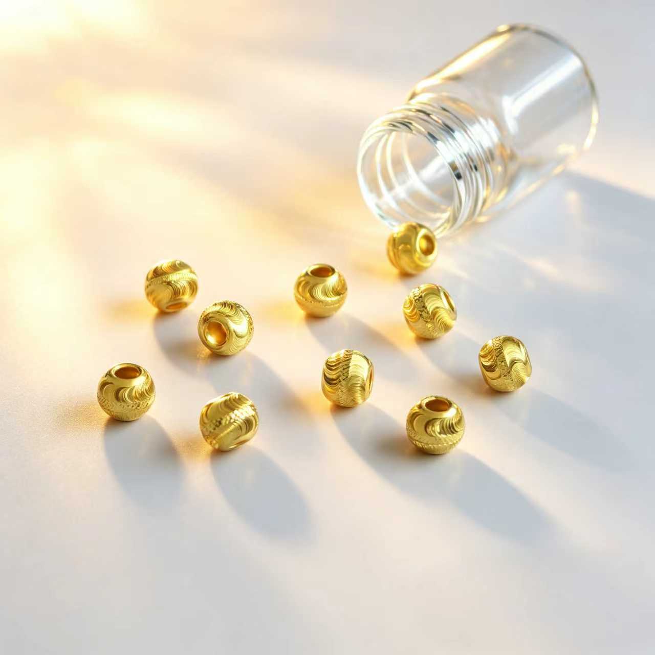0507 CTM 直播尊享 : 金鑽坊 999.9千足硬金3D路路通 (約0.008兩)