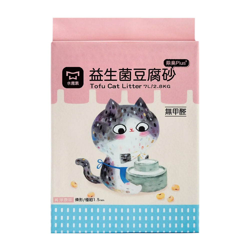 0521 CTM 直播尊享 : 水魔素 - 抗粉化益生菌條型豆腐砂 7L(1.5mm)