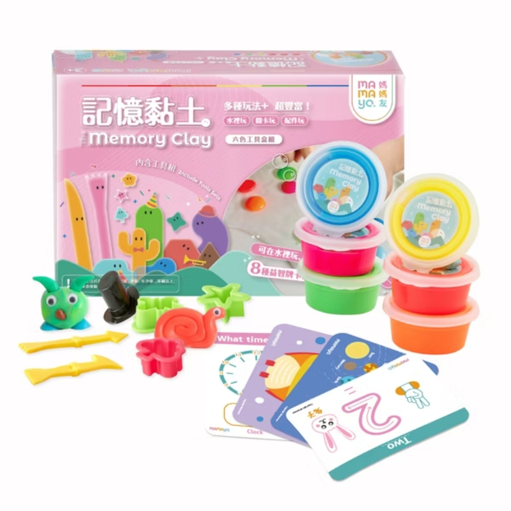 0702 直播尊享 : Mamayo 記憶黏土 6 / 12 色工具組