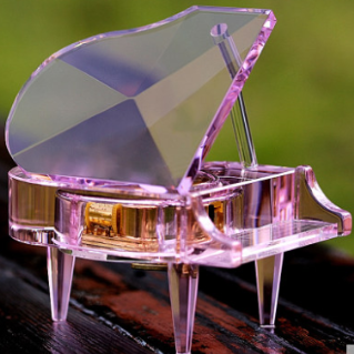 水晶鋼琴音樂盒