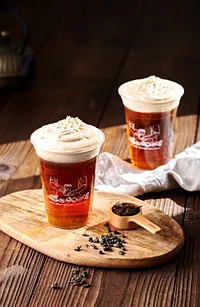 NUTTEA 焙香堅果奶蓋烏龍茶(冷/熱皆可)