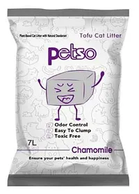 貓工場 - PETSO豆腐貓砂 - 洋甘菊香 7L