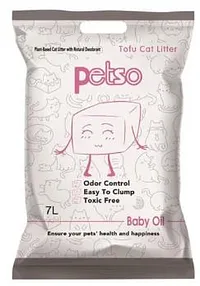 貓工場 - PETSO豆腐貓砂 - 爽身粉香 7L