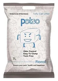 貓工場 - PETSO豆腐貓砂 - 清新花香 7L