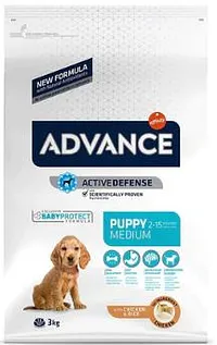 貓工場 - ADVANCE日常護理中型幼犬糧 3KG