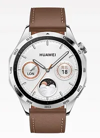 HUAWEI 華為 WATCH GT4 (46mm) 智能手錶配棕色真皮錶帶