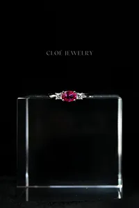 0417 直播尊享 :  Cloe Jewelry 紅寶石鑽石戒指