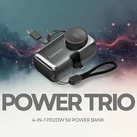 connecty Power Trio 5K 四合一移動電源	