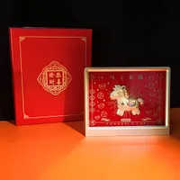 0212 CTM 直播尊享 : 金鑽坊 足金金箔馬上有錢擺件