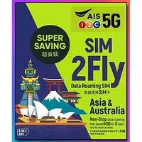 SIM2FLY 亞洲及澳洲8日無限上網卡